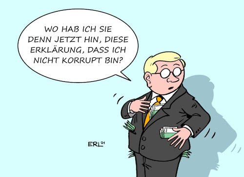 Cartoon: Erklärungsnot (medium) by Erl tagged politik,corona,virus,pandemie,cdu,maskenskandal,abgeordnete,politiker,beschaffung,masken,provision,bereicherung,korruption,distanzierung,erlärung,schriftlich,taschen,geld,karikatur,erl,politik,corona,virus,pandemie,cdu,maskenskandal,abgeordnete,politiker,beschaffung,masken,provision,bereicherung,korruption,distanzierung,erlärung,schriftlich,taschen,geld,karikatur,erl