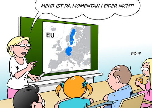 Cartoon: EU (medium) by Erl tagged europa,eu,europäische,union,flüchtlinge,solidarität,werte,schweden,deutschland,rest,egoismus,abschottung,schule,landkarte,erdkunde,sozialkunde,karikatur,erl,europa,eu,europäische,union,flüchtlinge,solidarität,werte,schweden,deutschland,rest,egoismus,abschottung,schule,landkarte,erdkunde,sozialkunde,karikatur,erl