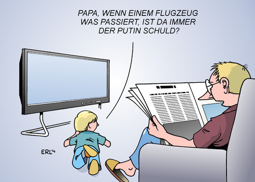 Cartoon: Flugzeuge (medium) by Erl tagged flugzeug,flugzeug