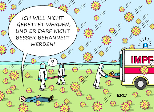 Cartoon: Freiheiten für Geimpfte (medium) by Erl tagged politik,corona,virus,pandemie,covid19,impfstoff,impfen,impfung,geimpfte,diskussion,freiheiten,lockerungen,privilegien,impfgegner,behauptung,impfpflicht,hintertür,alice,weidel,afd,sanitäter,rettung,karikatur,erl,politik,corona,virus,pandemie,covid19,impfstoff,impfen,impfung,geimpfte,diskussion,freiheiten,lockerungen,privilegien,impfgegner,behauptung,impfpflicht,hintertür,alice,weidel,afd,sanitäter,rettung,karikatur,erl