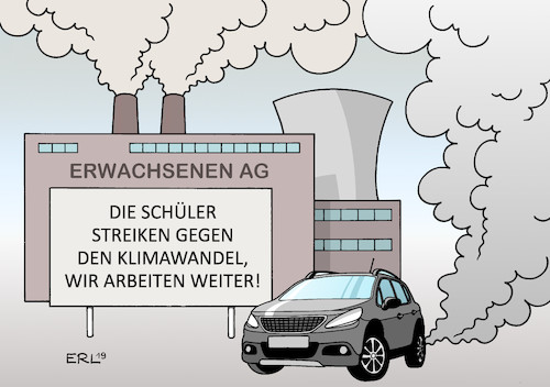 Cartoon: Fridays for Future (medium) by Erl tagged politik,fridays,for,future,schüler,streik,protest,klimawandel,erderwärmung,initiative,aktivität,erwachsene,passivität,weiter,so,klimaziele,umwelt,ökologie,karikatur,erl,politik,fridays,for,future,schüler,streik,protest,klimawandel,erderwärmung,initiative,aktivität,erwachsene,passivität,weiter,so,klimaziele,umwelt,ökologie,karikatur,erl