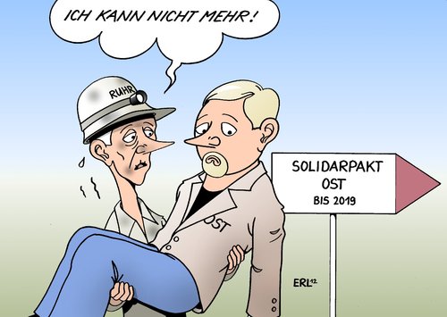 Cartoon: Grenze (medium) by Erl tagged solidarpakt,ost,geld,subvention,hilfe,arm,reich,west,ruhrgebiet,ruhrpott,städte,gemeinden,schulden,bankrott,pleite,bundesregierung,streichung,solarförderung,solarpark,bürgermeister,ruhrgebiet,ruhrpott,ausstieg,solidarpakt,ost,westen,deutschland