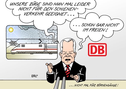 Cartoon: Grube (medium) by Erl tagged bahn,chef,grube,panne,klima,hitze,kälte,klimaanlage,heizung,ausfall,sparen,kaputtsparen,börsengang,fehler,zug,schiene,schienenverkehr,ungeeignet,bahn,chef,grube,panne,klima,hitze,kälte,klimaanlage,heizung,ausfall,sparen,kaputtsparen,börsengang,fehler,zug,schiene,schienenverkehr,ungeeignet