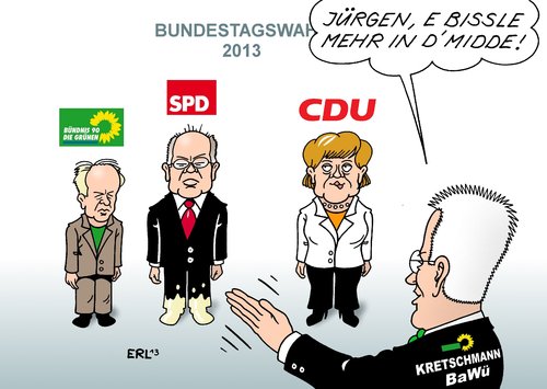 Cartoon: Grüne Position (medium) by Erl tagged bündnis,90,die,grünen,grüne,parteitag,bundestagswahl,2013,wahlkampf,start,position,links,rechts,mitte,spd,rotgrün,cdu,schwarzgrün,peer,steinbrück,angela,merkel,winfried,kretschmann,ministerpräsident,baden,württemberg,bündnis,90,die,grünen,grüne,parteitag,bundestagswahl,2013,wahlkampf,start,position,links,rechts,mitte,spd,rotgrün,cdu,schwarzgrün,peer,steinbrück,angela,merkel,winfried,kretschmann,ministerpräsident,baden,württemberg