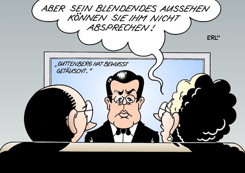 Cartoon: Guttenberg (medium) by Erl tagged guttenberg,karl,theodor,doktorarbeit,plagiat,täuschung,bewusst,absichtlich,vorsätzlich,bericht,universität,bayreuth,uni,aussehen,adelstitel,blender,beliebtheit,comeback,guttenberg,doktorarbeit,plagiat,täuschung,bewusst,absichtlich,vorsätzlich,universität,uni,adelstitel