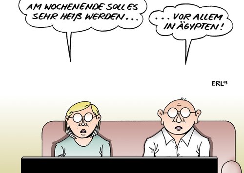 Heißes Wochenende