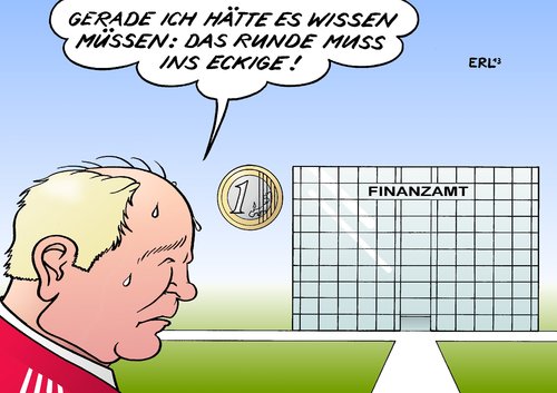 Cartoon: Hoeneß (medium) by Erl tagged schaden,vorbild,selbstanzeige,schweiz,schwarzgeld,steuerhinterziehung,fußball,münchen,bayern,präsident,hoeneß,uli,uli,hoeneß,präsident,bayern,münchen,fußball,steuerhinterziehung,schwarzgeld,schweiz,selbstanzeige,vorbild,schaden