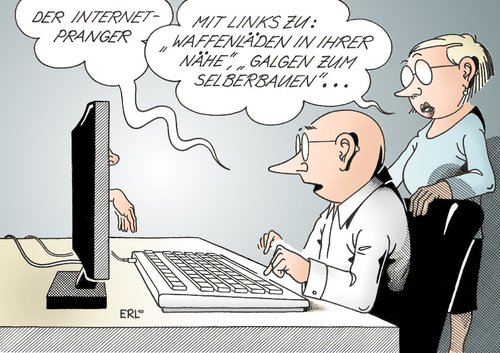 Cartoon: Internet-Pranger (medium) by Erl tagged internet,schwerverbrecher,daten,pranger,selbstjustiz,lynchjustiz,waffen,galgen,link,internet,schwerverbrecher,daten,pranger,selbstjustiz,lynchjustiz,waffen,galgen,link