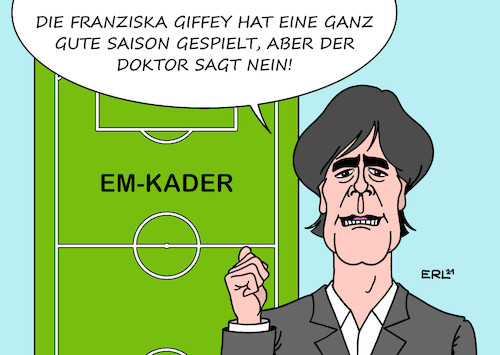 Cartoon: Kader (medium) by Erl tagged sport,fußball,europameisterschaft,nationalmannschaft,kader,bekanntgabe,bundestrainer,joachim,jogi,löw,politik,familienministerin,franziska,giffey,rücktritt,doktorarbeit,vorwurf,plagiat,doktor,doktorhut,karikatur,erl,sport,fußball,europameisterschaft,nationalmannschaft,kader,bekanntgabe,bundestrainer,joachim,jogi,löw,politik,familienministerin,franziska,giffey,rücktritt,doktorarbeit,vorwurf,plagiat,doktor,doktorhut,karikatur,erl