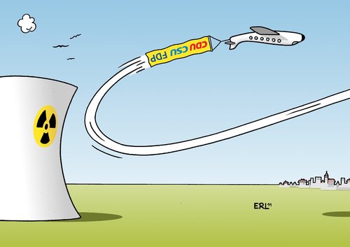 Cartoon: Kehre (medium) by Erl tagged atomenergie,atomkraft,ausstieg,rücknahme,laufzeitverlängerung,atomkraftwerk,brücke,brückentechnologie,risiko,landtagswahl,landtagswahlen,schwarz,gelb,cdu,csu,fdp,merkel,westerwelle,seehofer,japan,erdbeben,tsunami,atomunfall,kernschmelze,gau,supergau,atomenergie,atomkraft,ausstieg,rücknahme,laufzeitverlängerung,atomkraftwerk,brücke,brückentechnologie,risiko,landtagswahl,landtagswahlen,schwarz,atw,fukushima