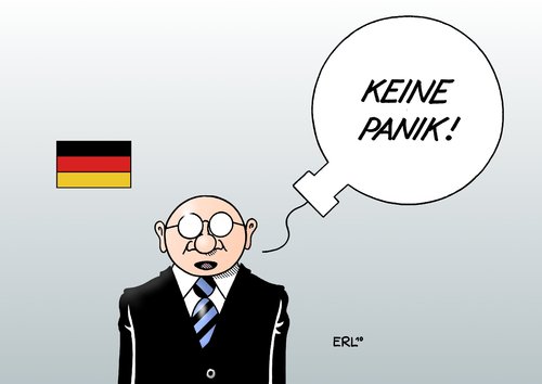 Cartoon: Keine Panik (medium) by Erl tagged terror,terrorwarnung,angriff,bombe,angst,panik,beruhigung,politik,realismus,freiheit,terror,terrorwarnung,angriff,bombe,angst,panik,beruhigung,freiheit,realismus,deutschland,furcht,terrorismus,warnung,terroristen