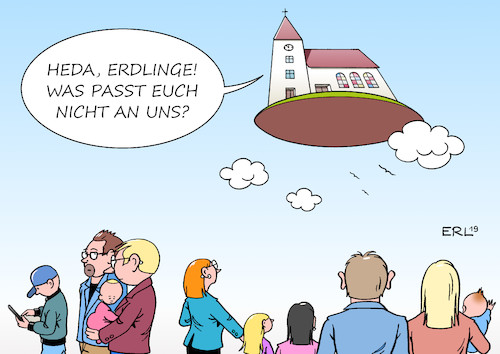 Cartoon: Kirche (medium) by Erl tagged politik,religion,glaube,kirche,mitgliederschwund,demografie,austritte,skandale,sexueller,missbrauch,katholisch,protestantisch,karikatur,erl,politik,religion,glaube,kirche,mitgliederschwund,demografie,austritte,skandale,sexueller,missbrauch,katholisch,protestantisch,karikatur,erl