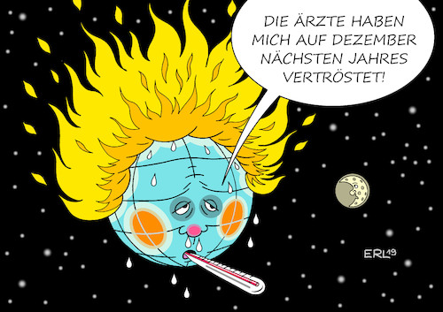 Cartoon: Klimakonferenz (medium) by Erl tagged politik,klima,klimakrise,erderwärmung,klimakonferenz,chile,madrid,2019,klimaschutz,ergebnisse,null,erde,fieber,ärzte,termin,behandlung,karikatur,erl,politik,klima,klimakrise,erderwärmung,klimakonferenz,chile,madrid,2019,ergebnisse,null,erde,fieber,ärzte,termin,behandlung,karikatur,erl