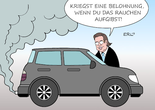 Cartoon: Klimakonzept Scheuer (medium) by Erl tagged politik,klima,klimawandel,erderwärmung,co2,bundesregierung,groko,cdu,csu,spd,klimapolitik,klimaschutz,klimaziele,versagen,verkehr,verkehrswende,elektroauto,elektromobilität,wasserstoffauto,verkehrsminister,andreas,scheuer,konzept,ideen,karikatur,erl,politik,klima,klimawandel,erderwärmung,co2,bundesregierung,groko,cdu,csu,spd,klimapolitik,klimaschutz,klimaziele,versagen,verkehr,verkehrswende,elektroauto,elektromobilität,wasserstoffauto,verkehrsminister,andreas,scheuer,konzept,ideen,karikatur,erl