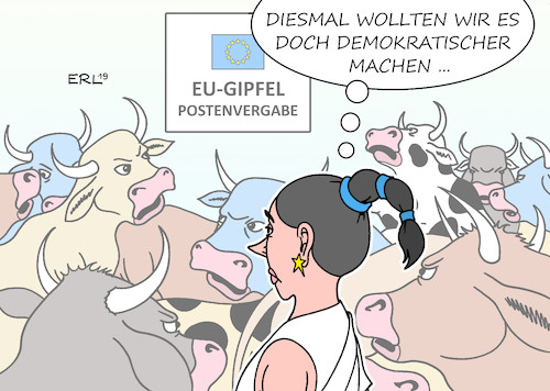 Cartoon: Kuhhandel II (medium) by Erl tagged politik,eu,europawahl,parlament,postenvergabe,kommissionspräsident,ratspräsident,demokratisch,hinterzimmer,poker,posten,geschacher,kuhhandel,europa,stier,karikatur,erl,politik,eu,europawahl,parlament,postenvergabe,kommissionspräsident,ratspräsident,demokratisch,hinterzimmer,poker,posten,geschacher,kuhhandel,europa,stier,karikatur,erl