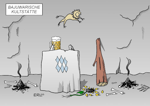 Cartoon: Kultstätte (medium) by Erl tagged politik,politischer,aschermittwoch,bier,maß,reden,gegner,deftig,einschenken,bayern,kult,kultstätte,tradition,csu,ministerpräsident,söder,die,grünen,keule,steinzeit,karikatur,erl,politik,politischer,aschermittwoch,bier,maß,reden,gegner,deftig,einschenken,bayern,kult,kultstätte,tradition,csu,ministerpräsident,söder,die,grünen,keule,steinzeit,karikatur,erl