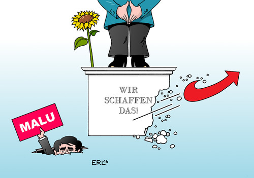 Cartoon: Landtagswahlen (medium) by Erl tagged amtsbonu,haseloff,rainer,kretschmann,winfried,dreyer,malu,ministerpräsidentin,ministerpräsident,gabriel,sigmar,merkel,angela,flüchtlingspolitik,flüchtlinge,einbruch,rechtsruck,afd,spd,grüne,cdu,anhalt,sachsen,pfalz,rheinland,württemberg,baden,landtagswahl,landtagswahl,baden,württemberg,rheinland,pfalz,sachsen,anhalt,cdu,grüne,spd,afd,rechtsruck,einbruch,flüchtlinge,flüchtlingspolitik,angela,merkel,sigmar,gabriel,ministerpräsident,ministerpräsidentin,malu,dreyer,winfried,kretschmann,rainer,haseloff,amtsbonus,karikatur,erl