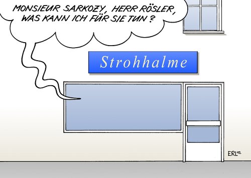 Cartoon: Letzte Hoffnung (medium) by Erl tagged wahl,frankreich,nicolas,sarkozy,francois,hollande,stichwahl,präsident,fdp,parteitag,partei,vorsitz,philipp,rösler,umstritten,galgenfrist,hoffnung,strohhalm,wahl,frankreich,nicolas sarkozy,hollande,stichwahl,präsident,parteitag,fdp,rösler,nicolas,sarkozy