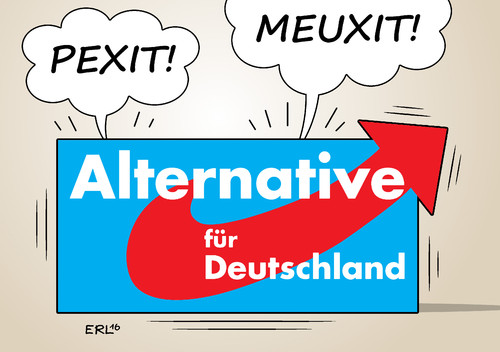 Cartoon: Machtkampf Petry Meuthen (medium) by Erl tagged afd,alternative,für,deutschland,machtkampf,vorsitz,partei,chef,frauke,petry,jörg,meuthen,fraktion,landtag,baden,württemberg,stuttgart,rechtspopulismus,rechtsextremismus,wolfgang,gedeon,antisemitismus,ausschluss,austritt,rücktritt,brexit,karikatur,erl,afd,alternative,für,deutschland,machtkampf,vorsitz,partei,chef,frauke,petry,jörg,meuthen,fraktion,landtag,baden,württemberg,stuttgart,rechtspopulismus,rechtsextremismus,wolfgang,gedeon,antisemitismus,ausschluss,austritt,rücktritt,brexit,karikatur,erl