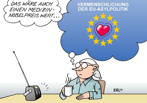 Cartoon: Medizin-Nobelpreis II (medium) by Erl tagged medizin,nobelpreis,medizinnobelpreis,eu,asylpolitik,flüchtlinge,afrika,bürgerkrieg,hungersnot,asyl,unmenschlich,drama,tod,meer,boot,lampedusa,herz,tranplantation,radio,medizin,nobelpreis,medizinnobelpreis,eu,asylpolitik,flüchtlinge,afrika,bürgerkrieg,hungersnot,asyl,unmenschlich,drama,tod,meer,boot,lampedusa,herz,tranplantation,radio