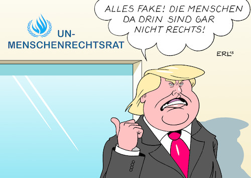 Cartoon: Menschenrechtsrat (medium) by Erl tagged politik,usa,präsident,donald,trump,rechtspopulismus,nationalismus,kündigung,aufkündigung,verträge,multilateral,international,austritt,organisationen,un,menschenrechtsrat,egoismus,unberechenbarkeit,lügen,fake,weltpolitik,gefahr,gefährdung,stabilität,karikatur,erl,politik,usa,präsident,donald,trump,rechtspopulismus,nationalismus,kündigung,aufkündigung,verträge,multilateral,international,austritt,organisationen,un,menschenrechtsrat,egoismus,unberechenbarkeit,lügen,fake,weltpolitik,gefahr,gefährdung,stabilität,karikatur,erl