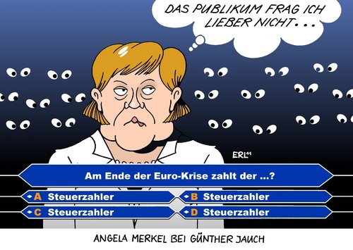 Merkel bei Jauch