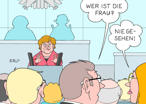 Cartoon: Merkel im Bundestag (medium) by Erl tagged politik,bundestag,haushalt,kanzlerin,etat,debatte,rede,bundeskanzlerin,angela,merkel,rückzug,parteivorsitz,hintergrund,abwesend,unsichtbar,karikatur,erl,politik,bundestag,haushalt,kanzlerin,etat,debatte,rede,bundeskanzlerin,angela,merkel,rückzug,parteivorsitz,hintergrund,abwesend,unsichtbar,karikatur,erl