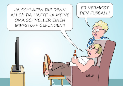 Cartoon: Millionen Bundestrainer (medium) by Erl tagged politik,corona,virus,pandemie,covid19,kontaktverbot,wirtschaft,einbruch,sport,veranstaltungen,verbot,fußball,suche,impfstoff,normalität,fernsehen,bundesliga,trainer,karikatur,erl,politik,corona,virus,pandemie,covid19,kontaktverbot,wirtschaft,einbruch,sport,veranstaltungen,verbot,fußball,suche,impfstoff,normalität,fernsehen,bundesliga,trainer,karikatur,erl