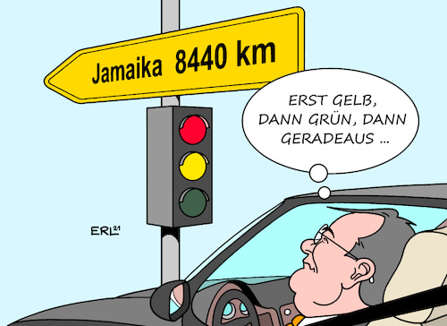 Cartoon: Mit 3G bis Jamaika (medium) by Erl tagged politik,wahl,bundestagswahl,niederlage,union,cdu,csu,kanzlerkandidat,armin,laschet,hoffnung,kanzleramt,regierung,koalition,jamaika,schwarz,gelb,grün,fdp,bündnis90,die,grünen,grüne,auto,ampel,3g,karikatur,erl,politik,wahl,bundestagswahl,niederlage,union,cdu,csu,kanzlerkandidat,armin,laschet,hoffnung,kanzleramt,regierung,koalition,jamaika,schwarz,gelb,grün,fdp,bündnis90,die,grünen,grüne,auto,ampel,3g,karikatur,erl