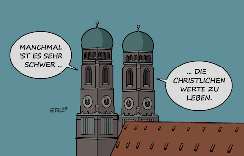 Cartoon: München (medium) by Erl tagged politik,anschlag,münchen,auto,asylbewerber,migration,humanität,christliche,werte,kirche,frauenkirche,karikatur,erl,politik,anschlag,münchen,auto,asylbewerber,migration,humanität,christliche,werte,kirche,frauenkirche,karikatur,erl