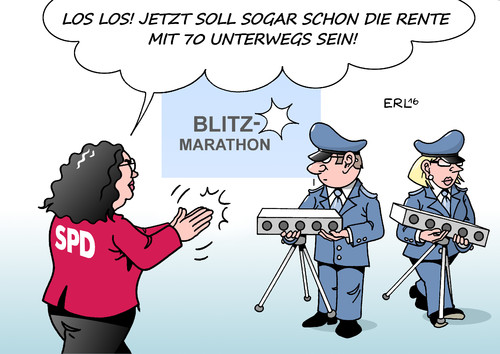 Nahles Blitzmarathon