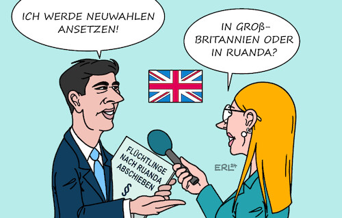 Cartoon: Neuwahlen (medium) by Erl tagged politik,großbritannien,uk,gb,premierminister,rishi,sunak,konservative,tories,neuwahlen,umfragewerte,umfragetief,gesetz,abschiebung,flüchtlinge,ruanda,karikatur,erl,politik,großbritannien,uk,gb,premierminister,rishi,sunak,konservative,tories,neuwahlen,umfragewerte,umfragetief,gesetz,abschiebung,flüchtlinge,ruanda,karikatur,erl