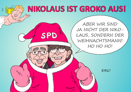 Nikolaus ist Groko aus