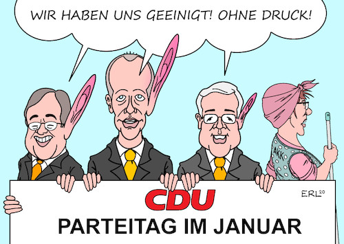 Cartoon: Ohren langgezogen (medium) by Erl tagged politik,cdu,vorsitzende,annegret,kramp,karrenbauer,rückzug,nachfolge,kandidaten,armin,laschet,friedrich,merz,norbert,röttgen,corona,virus,pandemie,verschiebung,parteitag,streit,verschwörung,gespräch,einigung,putzfrau,gretel,ohren,langziehen,karikatur,erl,politik,cdu,vorsitzende,annegret,kramp,karrenbauer,rückzug,nachfolge,kandidaten,armin,laschet,friedrich,merz,norbert,röttgen,corona,virus,pandemie,verschiebung,parteitag,streit,verschwörung,gespräch,einigung,putzfrau,gretel,ohren,langziehen,karikatur,erl