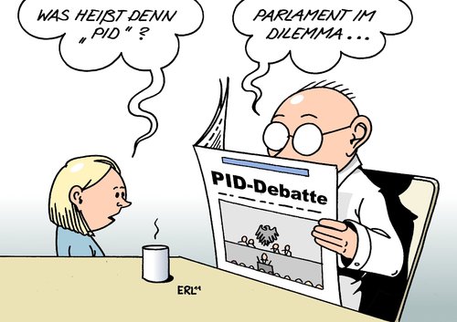 Cartoon: PID (medium) by Erl tagged pid,präimplantationsdiagnostik,künstlich,befruchtung,erbkrankheit,diagnose,leben,selektion,ethik,moral,diskussion,bundestag,gewissen,dilemma,pid,präimplantationsdiagnostik,künstlich,befruchtung,erbkrankheit,diagnose,leben,selektion,moral,ethik,diskussion,bundestag,gewissen,dilemma