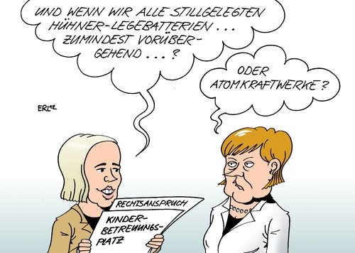 Cartoon: Platzmangel (medium) by Erl tagged familienministerin,kristina,schröder,kitaplatz,betreuungsplatz,ausbau,rechtsanspruch,2013,betreuungsgeld,zehn,punkte,plan,blind,blindheit,blindenbinde,blindenstock,bundeskanzlerin,angela,merkel,familienministerin,kristina schröder,kitaplatz,betreuungsplatz,ausbau,rechtsanspruch,betreuungsgeld,2013,blindheit,blind,kristina,schröder