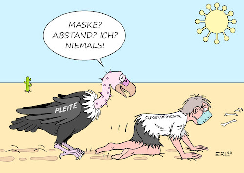 Cartoon: Pleitegeier (medium) by Erl tagged politik,corona,virus,pandemie,zweite,welle,lockdown,gastronomie,gefahr,pleite,pleitewelle,karikatur,erl,politik,corona,virus,pandemie,zweite,welle,lockdown,gastronomie,gefahr,pleite,pleitewelle,karikatur,erl