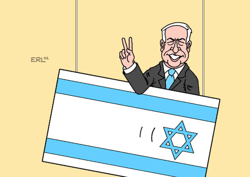 Cartoon: Rechtsruck in Israel (medium) by Erl tagged politik,wahl,parlament,knesset,rechtsruck,wahlsieger,benjamin,netanjahu,likud,rechtsbündnis,karikatur,erl,politik,wahl,parlament,knesset,rechtsruck,wahlsieger,benjamin,netanjahu,likud,rechtsbündnis,karikatur,erl