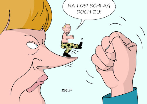 Cartoon: Sanktionen (medium) by Erl tagged politik,russland,präsident,wladimir,putin,kreml,kritiker,gegner,ermordung,vergiftung,alexej,nawalny,behandlung,charite,berlin,diagnose,kampfstoff,nervengift,nowitschok,reaktion,deutschland,eu,nato,gas,pipeline,gaspipeline,nord,stream,drohung,baustopp,zweischneidig,sanktionen,nase,tanzen,karikatur,erl,politik,russland,präsident,wladimir,putin,kreml,kritiker,gegner,ermordung,vergiftung,alexej,nawalny,behandlung,charite,berlin,diagnose,kampfstoff,nervengift,nowitschok,reaktion,deutschland,eu,nato,gas,pipeline,gaspipeline,nord,stream,drohung,baustopp,zweischneidig,sanktionen,nase,tanzen,karikatur,erl