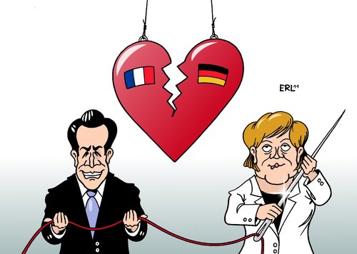 Sarkozy Merkel