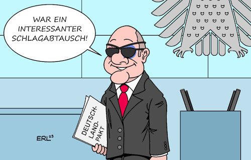 Schlagabtausch im Bundestag