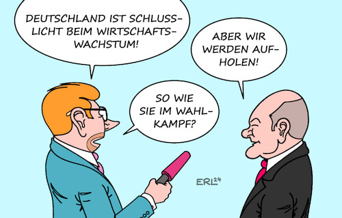 Cartoon: Schlusslicht (medium) by Erl tagged politik,wirtschaft,studie,oecd,wachstum,2025,deutschland,schlusslicht,scholz,spd,wahlkampf,karikatur,erl,politik,wirtschaft,studie,oecd,wachstum,2025,deutschland,schlusslicht,scholz,spd,wahlkampf,karikatur,erl