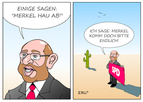 Cartoon: Schulz Wahlarena (medium) by Erl tagged bundestagswahl,wahl,2017,herausforderer,spd,kanzlerkandidat,martin,schulz,kampf,kämpfer,stierkampf,arena,wahlarena,fernsehen,fernsehsendung,bundeskanzlerin,angela,merkel,cdu,ruhe,harmonie,wahlkampfauftritte,demonstranten,gegner,afd,hau,ab,konfrontation,wüste,karikatur,erl,bundestagswahl,wahl,2017,herausforderer,spd,kanzlerkandidat,martin,schulz,kampf,kämpfer,stierkampf,arena,wahlarena,fernsehen,fernsehsendung,bundeskanzlerin,angela,merkel,cdu,ruhe,harmonie,wahlkampfauftritte,demonstranten,gegner,afd,hau,ab,konfrontation,wüste,karikatur,erl