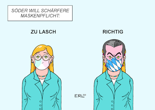 Söders Maskenpflicht