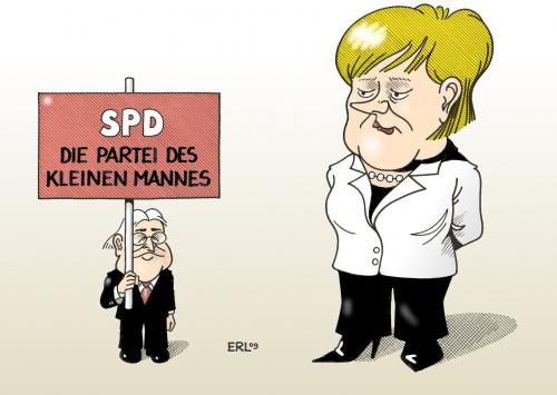 Cartoon: SPD (medium) by Erl tagged spd,cdu,umfragewerte,kanzlerkandidat,kanzlerin,steinmeier,merkel,wahl,wahlkampf,cartoon,cartoons,bundesregierung,politik,regierung,kanzlerin,kanzler,bundeskanzler,steinmeier,umfrage,wahlen,wahl,wahlkampf,angele merkel,angele,merkel