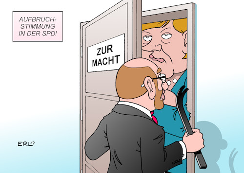 Cartoon: SPD Aufbruchstimmung (medium) by Erl tagged spd,partei,parteitag,bundestagswahl,wahl,programm,wahlkampf,kanzlerkandidat,martin,schulz,rede,angriff,aufbruchstimmung,macht,tür,bundeskanzlerin,angela,merkel,brocken,schwer,groß,aufbruch,karikatur,erl,spd,partei,parteitag,bundestagswahl,wahl,programm,wahlkampf,kanzlerkandidat,martin,schulz,rede,angriff,aufbruchstimmung,macht,tür,bundeskanzlerin,angela,merkel,brocken,schwer,groß,aufbruch,karikatur,erl