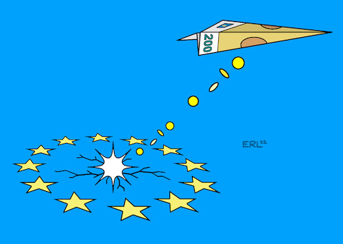 Cartoon: Sprengkraft (medium) by Erl tagged politik,europa,eu,korruption,skandal,einflussnahme,golfstaat,katar,bestechung,geld,abgeordnete,eva,kaili,griechenland,pasok,sprengkraft,luftangriff,papierflieger,geldbombe,karikatur,erl,politik,europa,eu,korruption,skandal,einflussnahme,golfstaat,katar,bestechung,geld,abgeordnete,eva,kaili,griechenland,pasok,sprengkraft,luftangriff,papierflieger,geldbombe,karikatur,erl