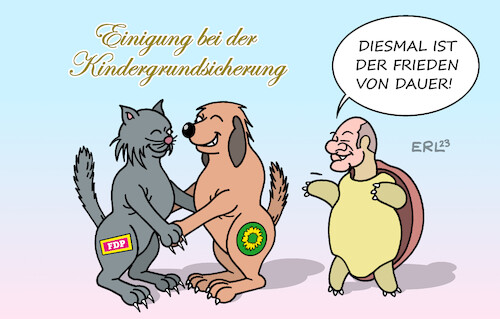 Cartoon: Streichelzoo (medium) by Erl tagged politik,regierung,koalition,ampel,streit,grüne,fdp,kindergrundsicherung,einigung,vermittlung,bundeskanzler,olaf,scholz,spd,harmonie,frieden,streichelzoo,hund,katz,katze,schildkröte,karikatur,erl,politik,regierung,koalition,ampel,streit,grüne,fdp,kindergrundsicherung,einigung,vermittlung,bundeskanzler,olaf,scholz,spd,harmonie,frieden,streichelzoo,hund,katz,katze,schildkröte,karikatur,erl