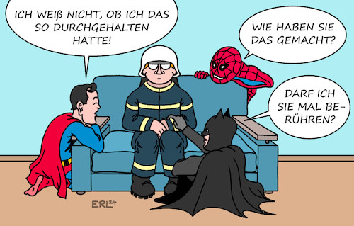 Superheldinnen und  -helden