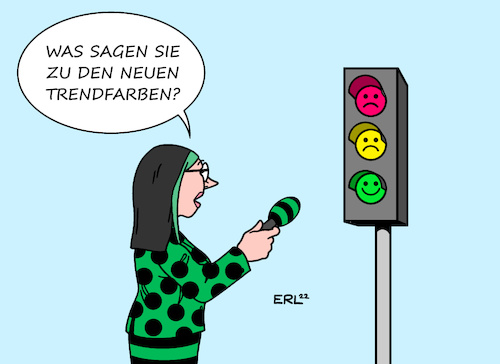 Cartoon: Trendfarben (medium) by Erl tagged politik,landtagswahlen,nrw,schleswig,holstein,sieger,cdu,grüne,regierung,koalition,schwarz,grün,trendfarben,bundesregierung,ampel,gelb,rot,alarm,fdp,spd,meinungsumfragen,umfragetief,karikatur,erl,politik,landtagswahlen,nrw,schleswig,holstein,sieger,cdu,grüne,regierung,koalition,schwarz,grün,trendfarben,bundesregierung,ampel,gelb,rot,alarm,fdp,spd,meinungsumfragen,umfragetief,karikatur,erl